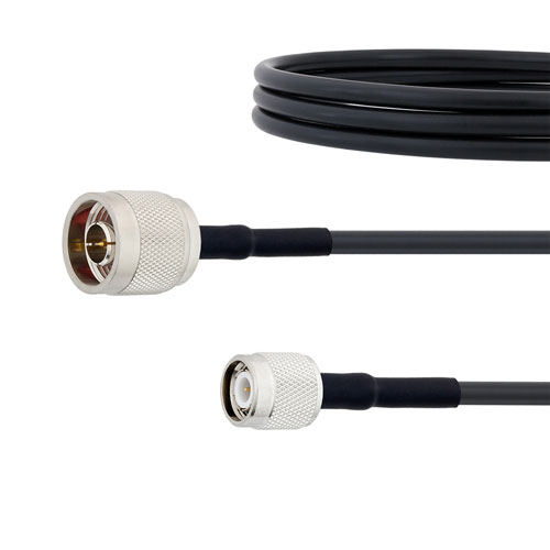 Low Loss N Male to TNC Male Cable LMR-195 Coax in 12 Inch FMC00260-12