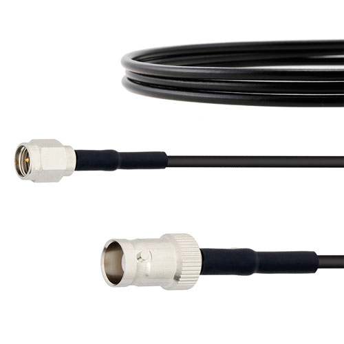 Low Loss SMA Male to BNC Female Cable RG174 Coax in 100 CM FMC00313-100CM
