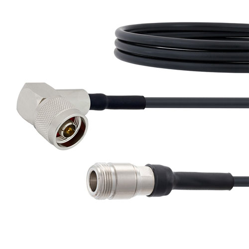 Low Loss RA N Male to N Female Cable LMR-195 Coax in 50 CM FMC00321-50CM