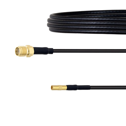 Low Loss SMA Female to MMCX Jack Cable LMR-100 Coax FMC00332