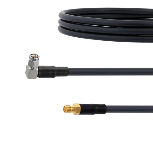 Low Loss RA SMA Male to RP SMA Female Cable LMR-240 Coax in 48 Inch FMC00357-48