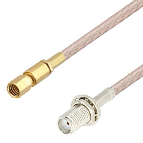 SMA Female Bulkhead to SSMC Male Cable RG-316 Coax with LF Solder FMC00358/0001
