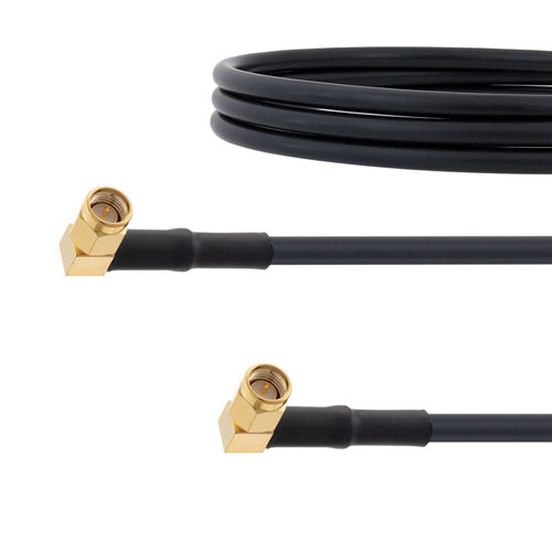 Low Loss RA SMA Male to RA SMA Male Cable LMR-200 Coax FMC00397