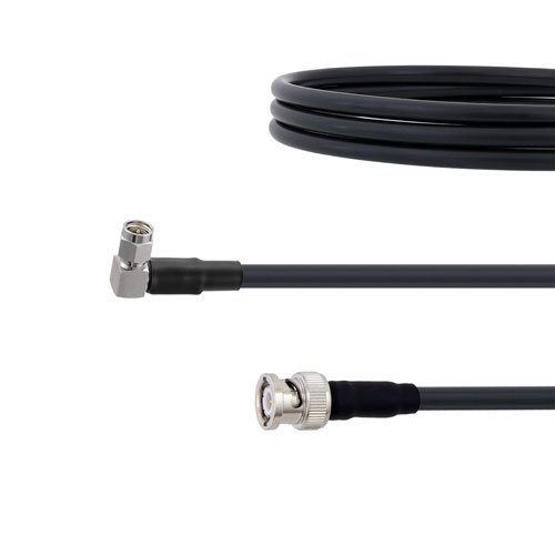 RA SMA Male to BNC Male Cable LMR-240-UF Coax FMC00410