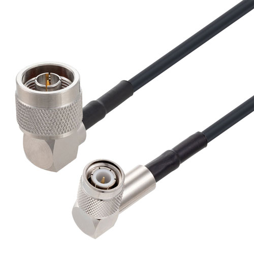 Low Loss RA N Male to RA TNC Male Cable LMR-200 Coax in 72 Inch FMC00422-72