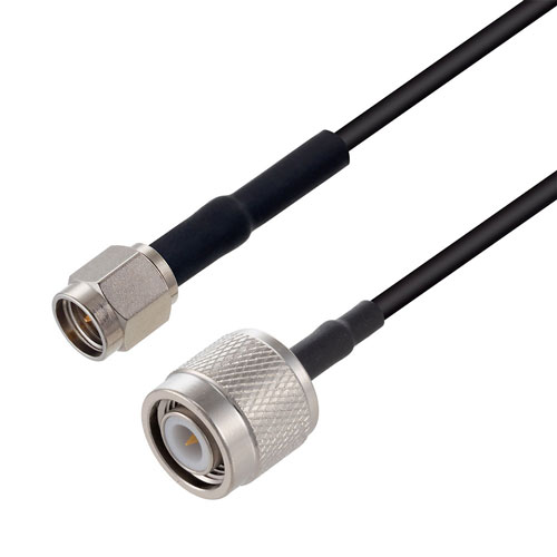 Low Loss SMA Male to TNC Male Cable 200 CM Length LMR-100 Coax FMC00435-200CM