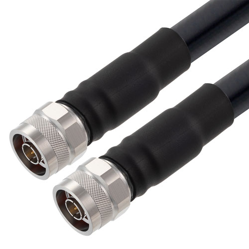 Low Loss N Male to N Male Cable LMR-600-DB Coax with Times Microwave Components with LF Solder FMC00436/0001