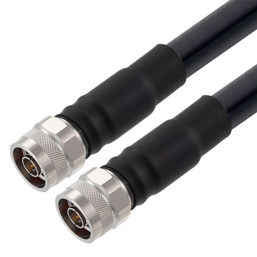 Low Loss N Male to N Male Cable 36 Inch Length LMR-600-DB Coax Using Times Microwave Components FMC00436-36