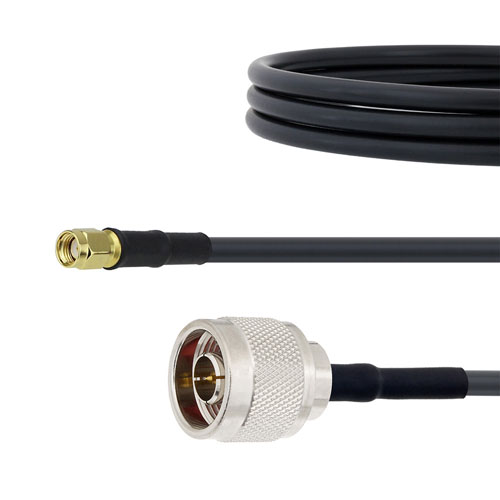 Low Loss N Male to RP SMA Male Cable LMR-240 Coax FMC00441