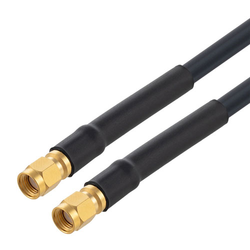 Low Loss RP SMA Plug to RP SMA Plug Cable LMR-240-DB Coax in 60 Inch FMC00501-60