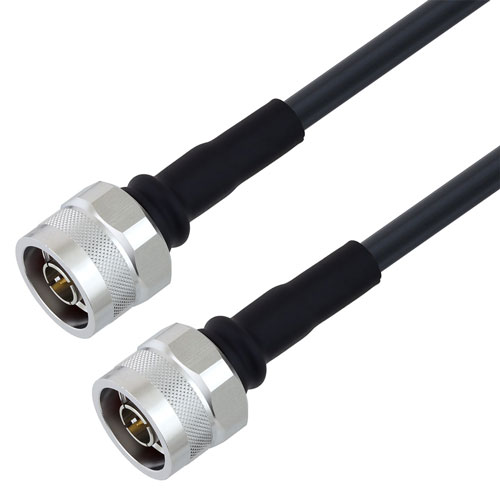 N Male to N Male Cable LMR-240-UF Coax with Heat Shrink FMC00502