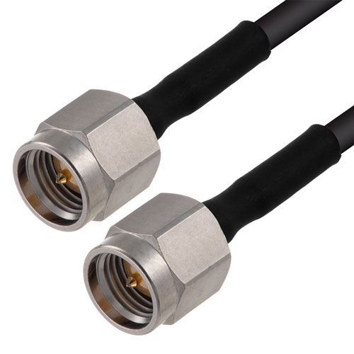 SMA Male to SMA Male Cable 18 Inch Length FM-SR086TBJ Coax FMC00550-18