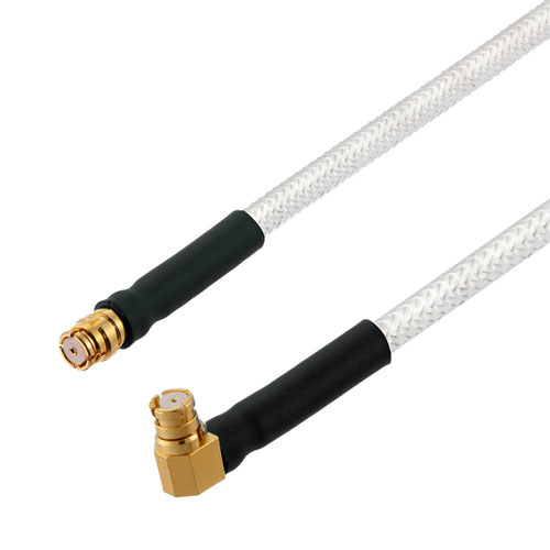 SMP Female to RA SMP Female Cable FM-SR086TB Coax in 100 cm FMC00649-100CM
