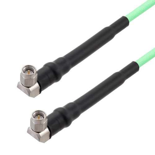Low Loss RA SMA Male to RA SMA Male Cable LL142 Coax in 200 cm FMC00656/0002-200CM
