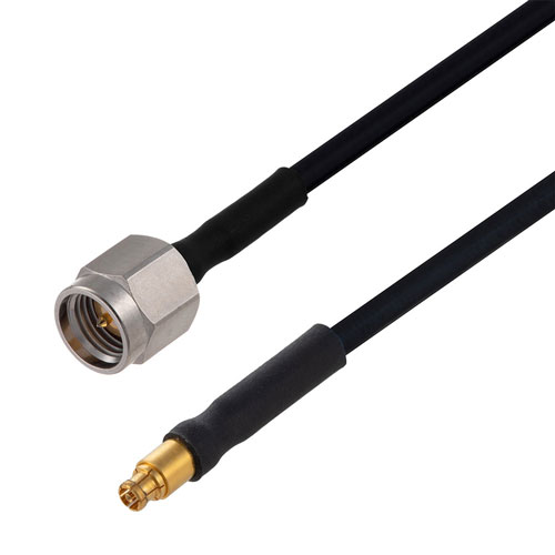 SMA Male to Mini SMP Female Cable 12 Inch Length FM-SR086TBJ Coax FMC00703-12