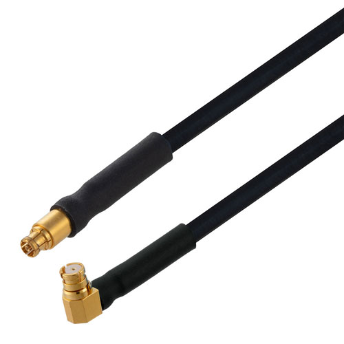 RA SMP Female to Mini SMP Female Cable FM-SR086TBJ Coax in 12 Inch FMC00752-12