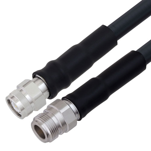 Low Loss N Female to TNC Male Cable LMR-400-UF Coax in 120 Inch with Times Microwave Components FMC00787-120