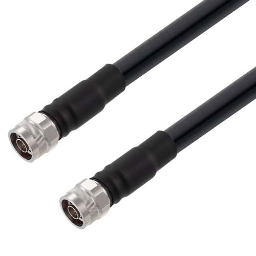 Low Loss N Male to N Male Cable LMR-LW600 Coax in 24 Inch with Times Microwave Components FMC00854-24