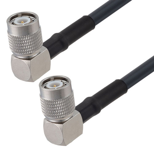 Low Loss RA TNC Male to RA TNC Male Cable LMR-240-UF Coax in 300 Inch FMC00864-300