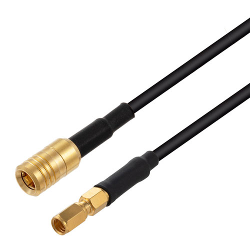 Low Loss SSMC Plug to SMB Plug Cable LMR-100A-UF Coax in 48 Inch FMC00917-48