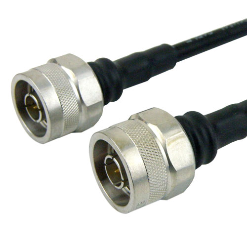 N Male (Plug) to N Male (Plug) Cable LMR-240-UF Coax Up To 6 GHz, 1.35 VSWR in 48 Inch FMC0101245-48