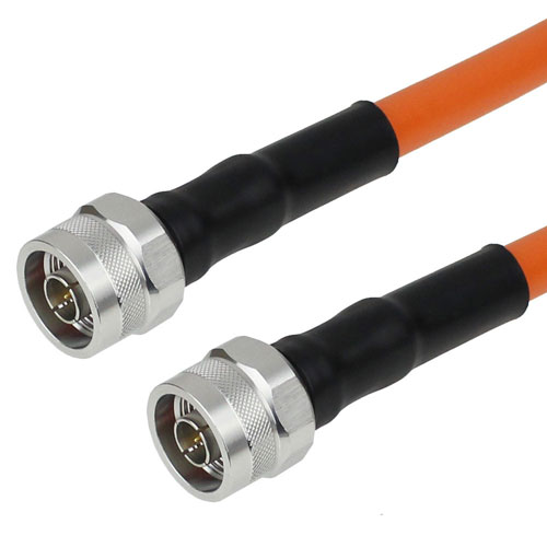 N Male to N Male Cable LMR-400-LLPL Coax with Times Microwave Connectors FMC0101404