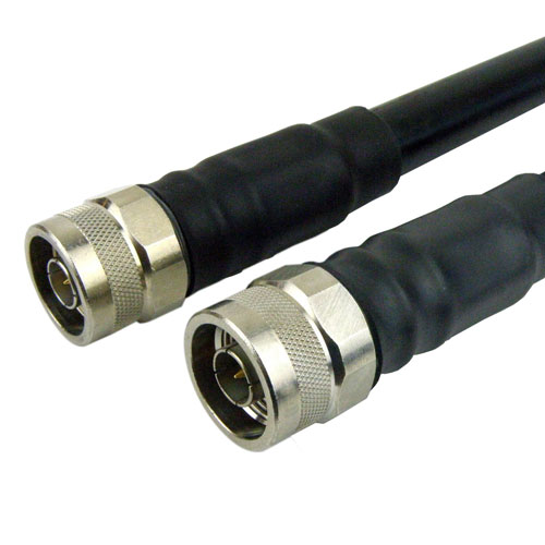 N Male to N Male Cable LMR-600 Coax in 48 Inch with Times Microwave Connectors FMC0101600-48