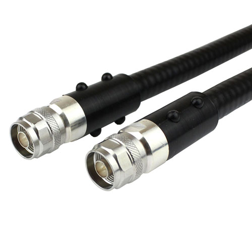 Low PIM N Male to N Male Cable 1/2 inch Flexible Coax FMC0101R01