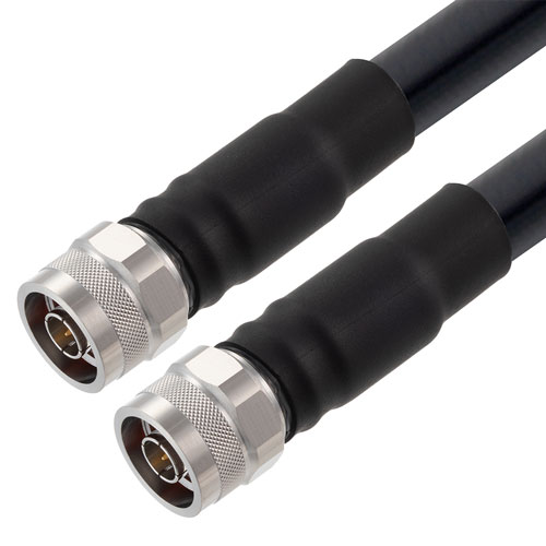 Low Loss N Male to N Male Cable LMR-600-UF Coax Using Times Microwave Components FMC01026