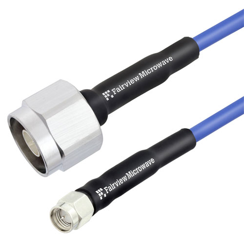 Low PIM N Male to SMA Male LSZH Jacketed Cable 0.141 Formable Low PIM Coax with LF Solder FMC0102951