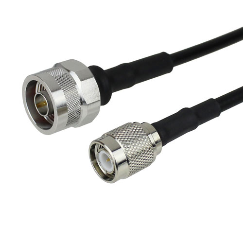 N Male to TNC Male Cable LMR-195 Coax in 60 Inch FMC0103195-60