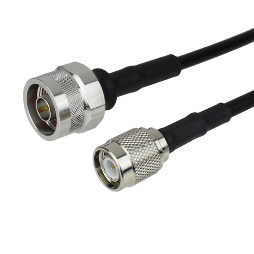Low Loss N Male to TNC Male Cable LMR-195 Coax in 36 Inch with LF Solder FMC0103195LF-36