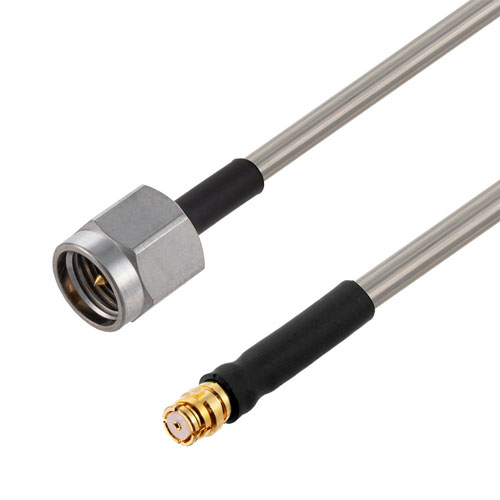 SMA Male to SMP Female Cable RG405 Type .086 Coax in 18 Inch FMC01052-18