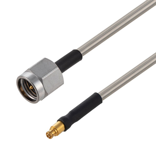 SMA Male to Mini SMP Female Cable RG405 Type .086 Coax in 12 Inch FMC01083-12