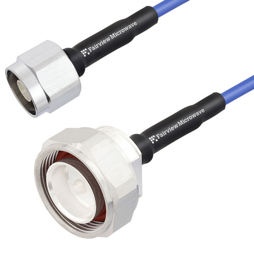 Low PIM N Male to 7/16 DIN Male LSZH Jacketed Cable 0.141 Formable Low PIM Coax with LF Solder FMC0115951