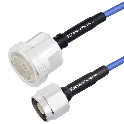 Low PIM N Male to 7/16 DIN Female LSZH Jacketed Cable 0.141 Formable Low PIM Coax with LF Solder FMC0136951