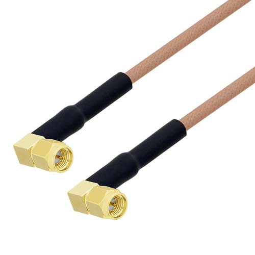 RA SMA Male to RA SMA Male Cable RG-400 Coax FMC01378