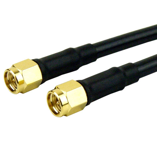 SMA Male to SMA Male Cable RG-58 Coax in 6 Inch FMC0202058-06