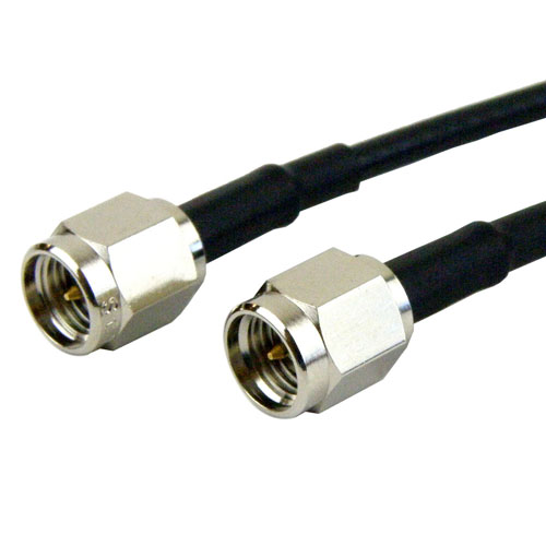SMA Male (Plug) to SMA Male (Plug) Cable RG-174 Coax Up To 1 GHz, 1.35 VSWR FMC0202174