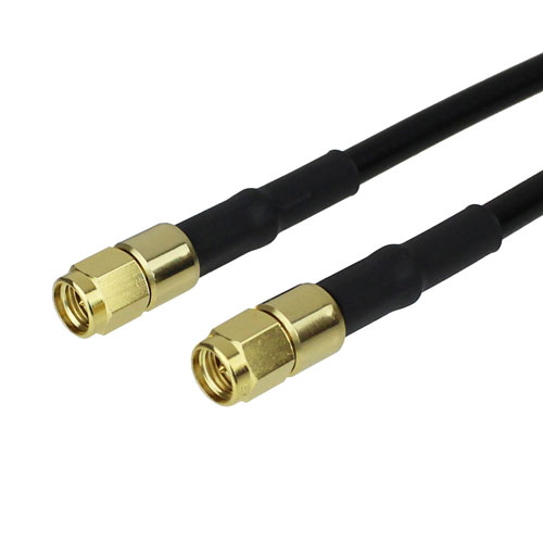 SMA Male to SMA Male Cable LMR-195 Coax in 12 Inch FMC0202195-12