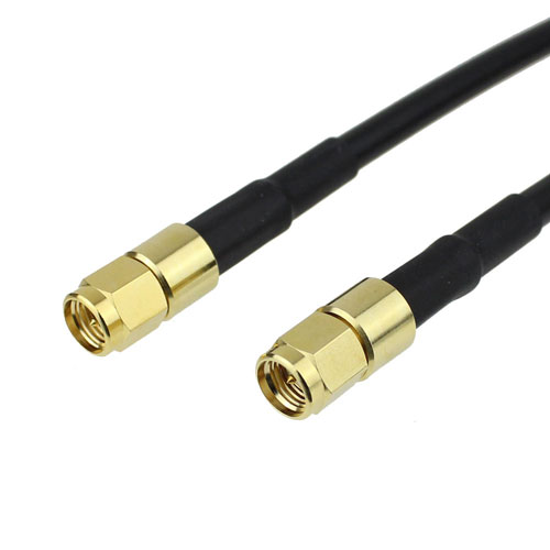 SMA Male to SMA Male Cable LMR-200-UF Coax in 60 Inch FMC0202205-60