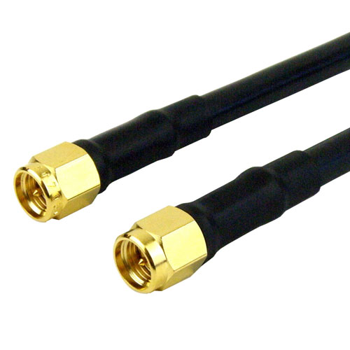 SMA Male (Plug) to SMA Male (Plug) Cable RG-223 Coax Up To 6 GHz in 72 Inch FMC0202223-72