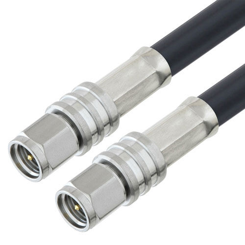 Low Loss SMA Male to SMA Male Cable 12 Inch Length LMR-240-UF Coax Using Times Microwave Components FMC0202245/SP-12