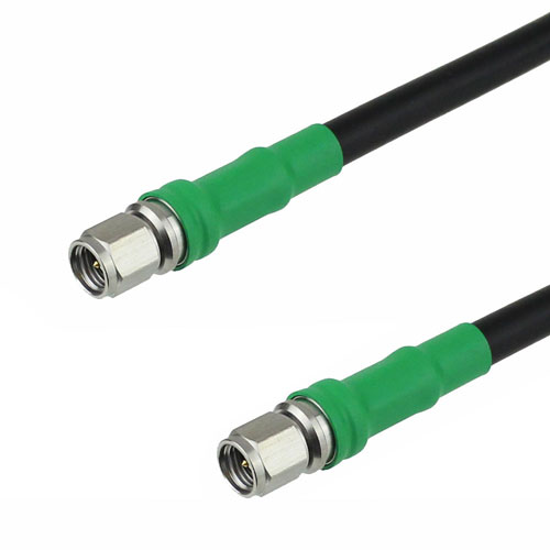 Low Loss SMA Male to SMA Male Cable LMR-240-UF Coax in 48 Inch with Times Microwave Connectors with LF Solder FMC0202245LF-48