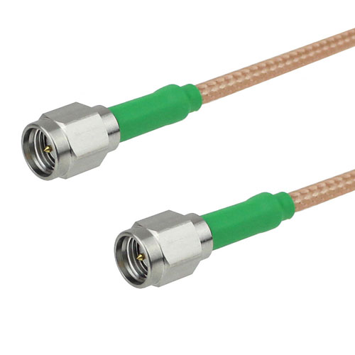 SMA Male to SMA Male Cable RG316-DS Coax with LF Solder FMC0202317LF