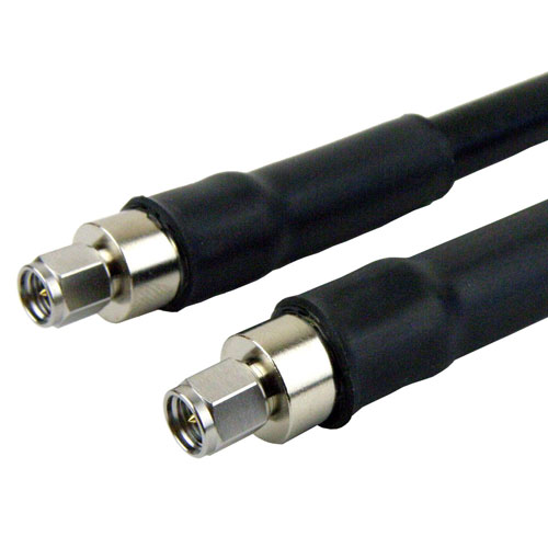 Low Loss SMA Male to SMA Male Cable LMR-400 Coax in 60 Inch with Times Microwave Connectors FMC0202400-60
