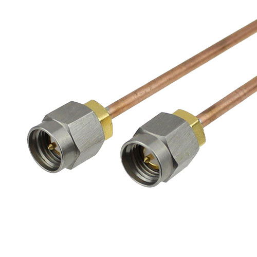 SMA Male (Plug) to SMA Male (Plug) Cable RG405 Type .086 Coax Up To 18 GHz, 1.35 VSWR FMC0202988