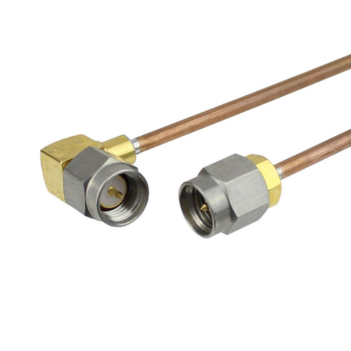 SMA Male to RA SMA Male Cable RG-405 Coax FMC0204988