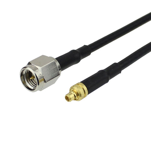 SMA Male to MMCX Plug Cable RG-174 Coax in 72 Inch FMC0209174-72