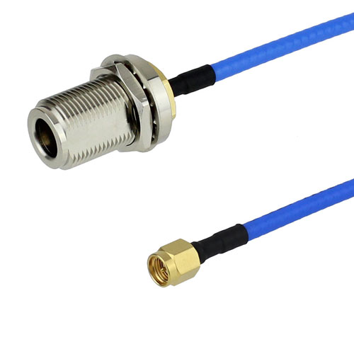 SMA Male to N Female Bulkhead Cable FM-F141 Coax FMC0211141